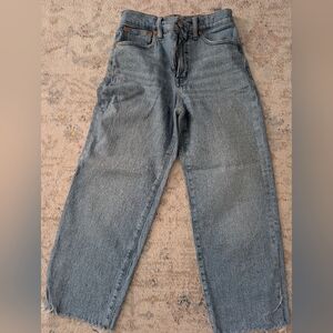 Madewell Perfect Vintage Wide Leg Crop Jeans